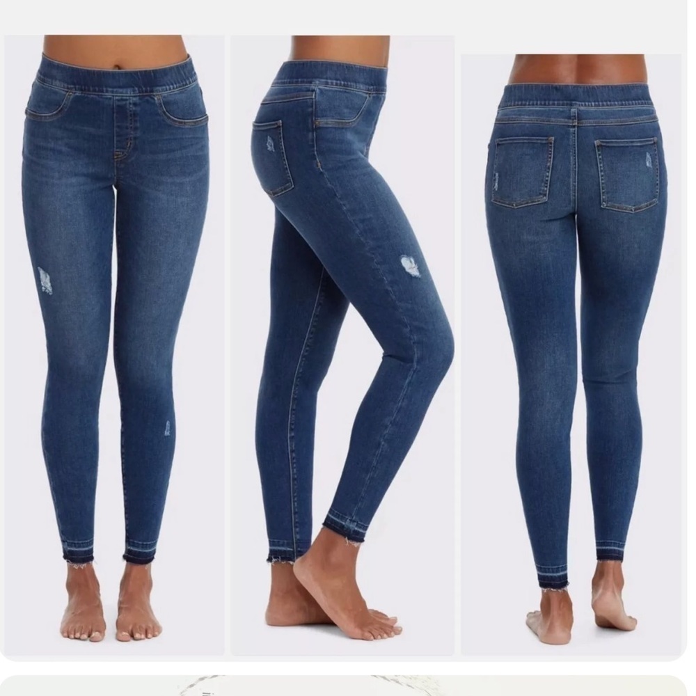 SPANX DISTRESSED SKINNY JEANS #20203R SZ Small